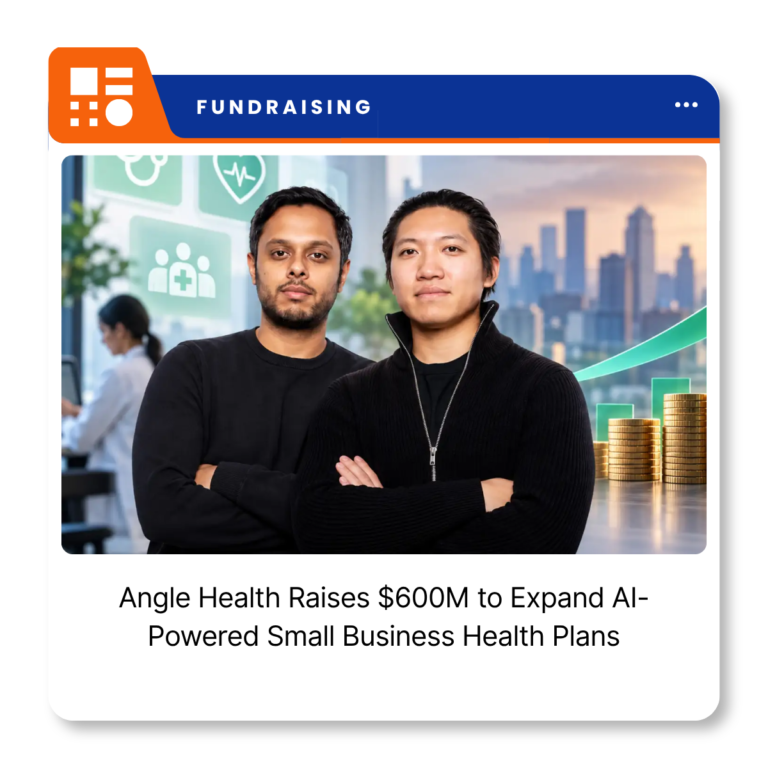 Angle Health logo representing the San Francisco healthcare benefits company following its Series C financing announcement.