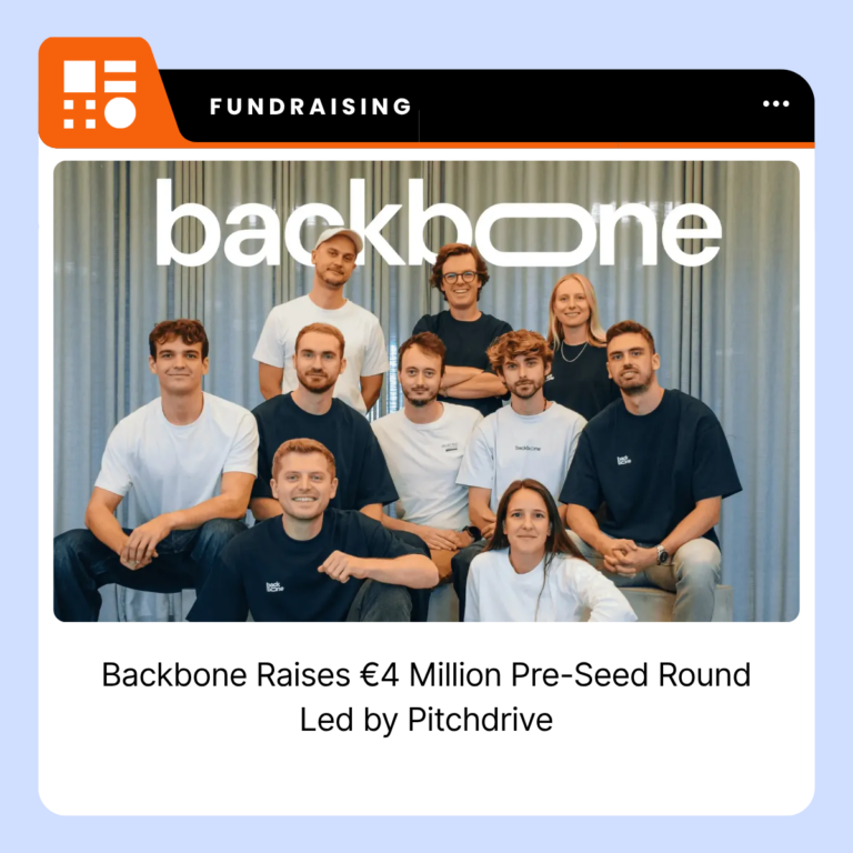Backbone logo representing the Belgian food technology startup following its €4 million pre-seed funding round.