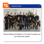 Benford logo representing the tech-native audit company following its €5 million pre-seed funding announcement.