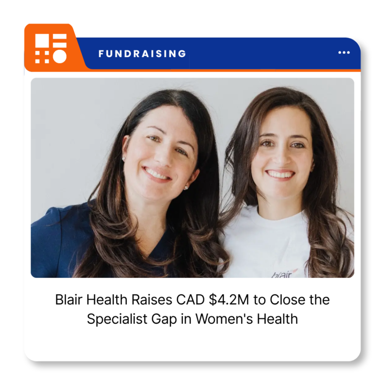 Blair Health co-founders Madge Rumman and Dr. Lindsay Shirreff.