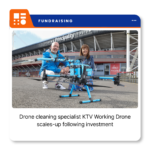 KTV Working Drone equipment used for commercial building cleaning and inspection in the UK.