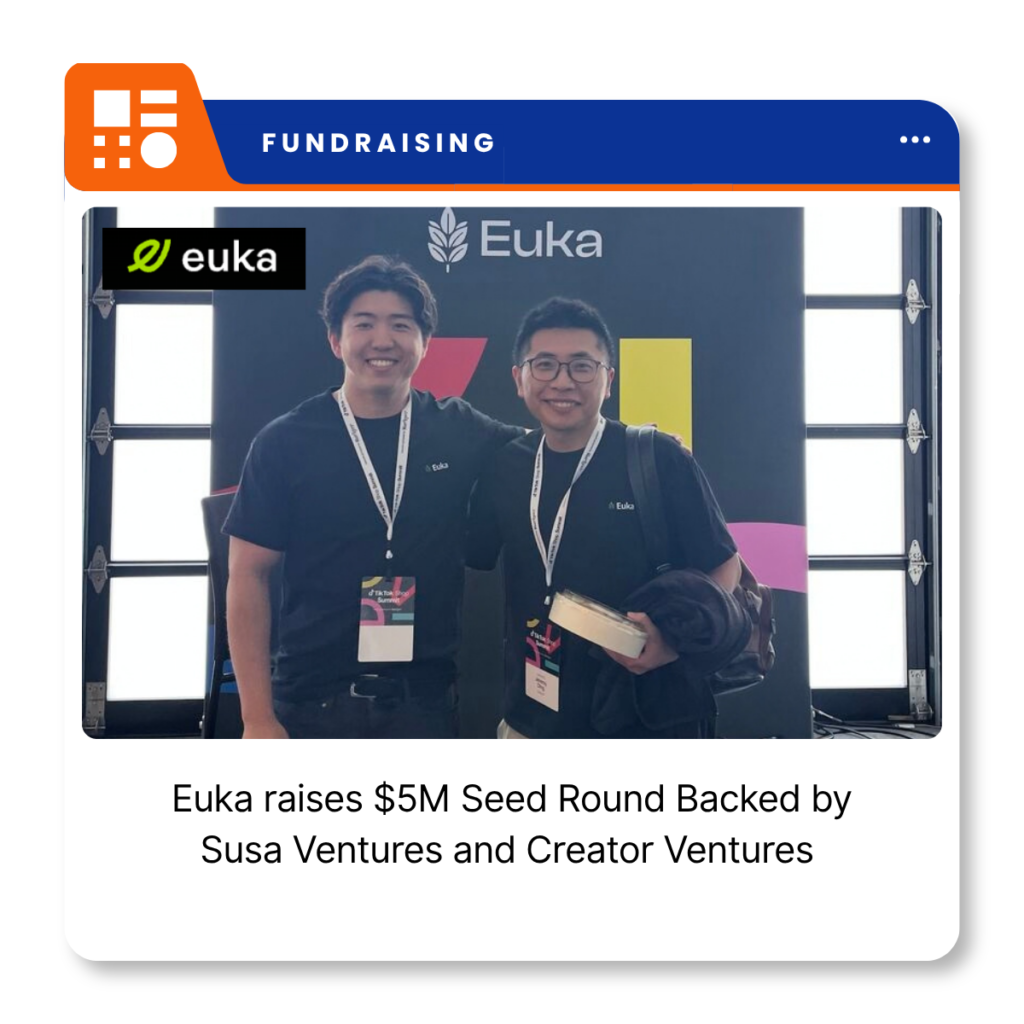 Euka AI platform interface for managing creator commerce and affiliate marketing campaigns.