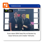 Euka AI platform interface for managing creator commerce and affiliate marketing campaigns.