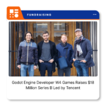 W4 Games logo and Godot Engine branding.