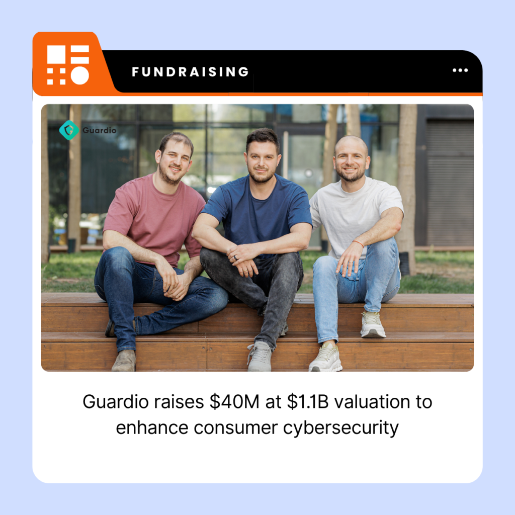 Guardio co-founders Daniel Sirota, Michael Vainshtein and Amos Peled.