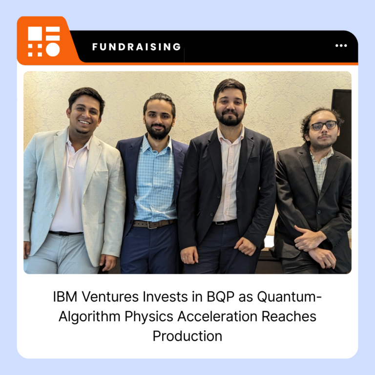 BQP logo representing the quantum software company following its strategic investment from IBM Ventures.