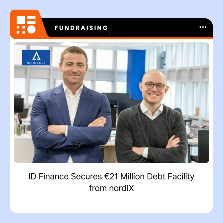ID Finance branding accompanying its €21 million debt financing announcement with nordIX.