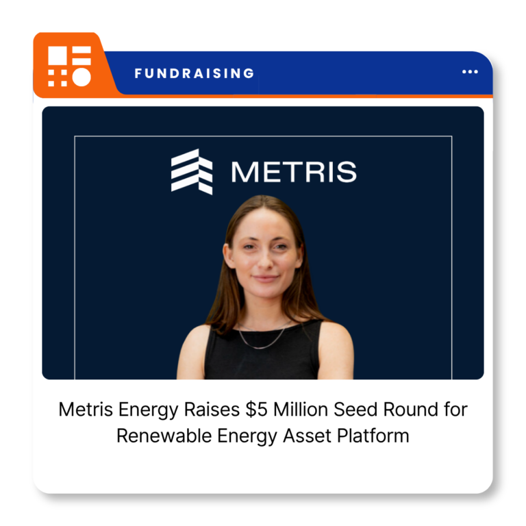 Metris logo representing the London-based energy asset management software company.