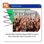 Mozilla Data Collective branding representing the company's $5 million investment from Mozilla.