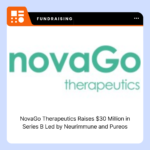 NovaGo Therapeutics company image for its $30 million Series B financing announcement.