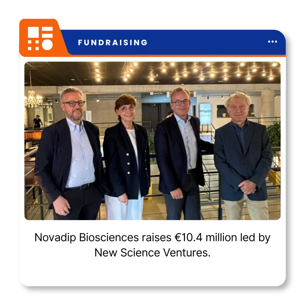 Novadip Biosciences regenerative medicine research focused on bone tissue repair.