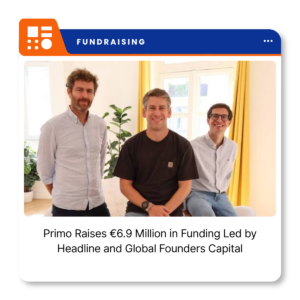 Primo logo, representing the Paris-based IT operations software company.