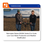 Rainmaker Technology cloud-seeding drone used in weather modification operations.