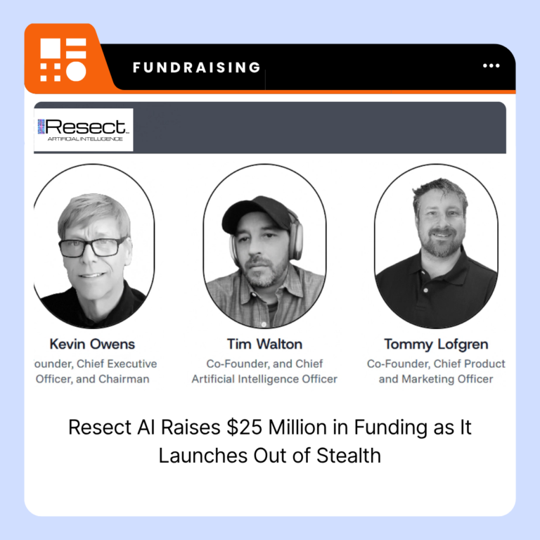 Resect AI branding for the company's $25 million funding announcement.