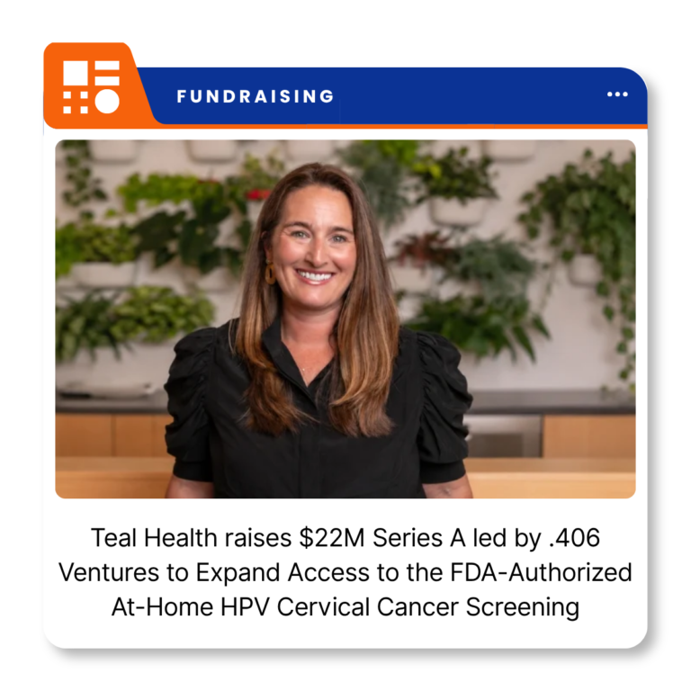 Teal Health branding representing its at-home cervical cancer screening platform.