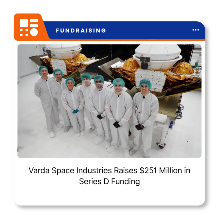 Varda Space Industries W-Series reentry capsule used for orbital material processing and return missions.