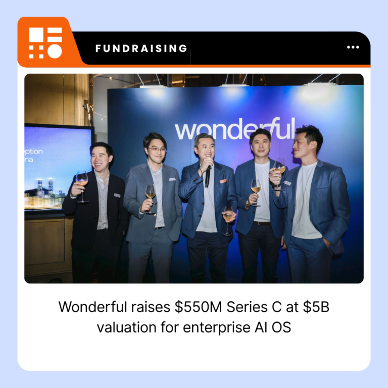 Wonderful company branding for its $550 million Series C funding announcement.