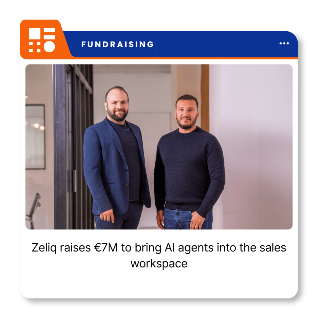 Zeliq logo representing the Paris-based sales technology startup following its €7 million seed extension.