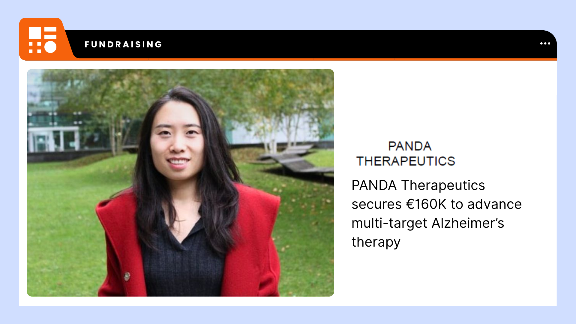 Blog PANDA Therapeutics secures €160K to advance multi-target Alzheimer’s therapy