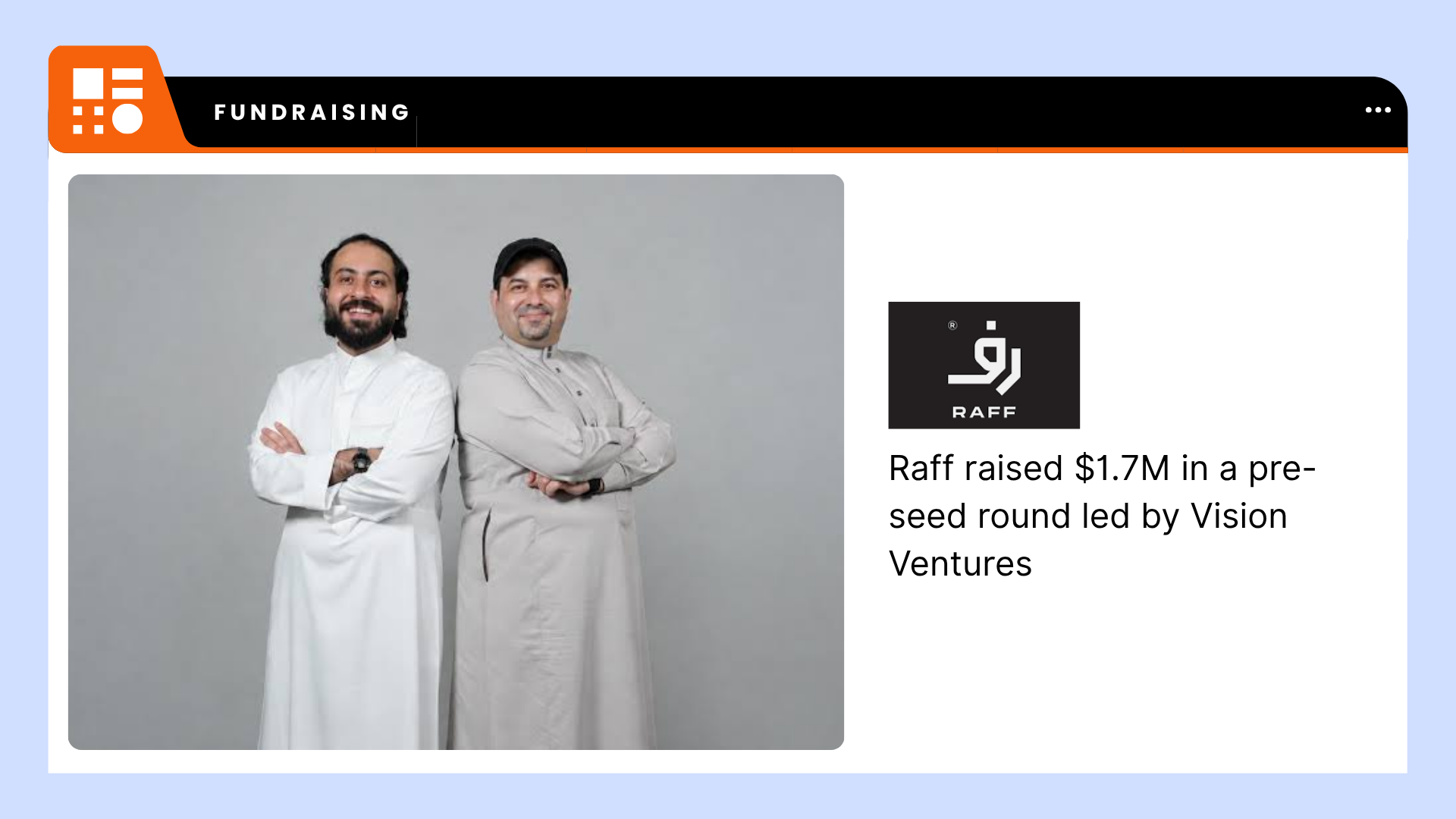 Blog Raff raised $1.7M in a pre-seed round led by Vision Ventures