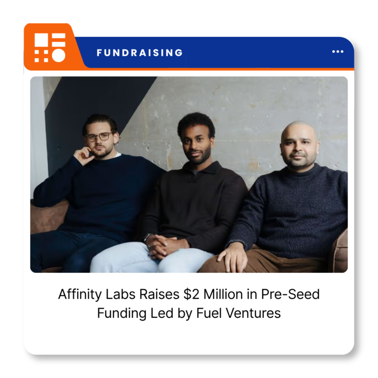 Affinity Labs company logo representing the London-based creator-led software startup.