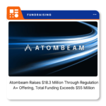 Atombeam Technologies logo representing the US-based AI and data technology company that raised $18.3 million through a Regulation A+ offering.