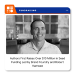 Authors First branding for the New York book-to-screen studio following its Seed funding announcement.
