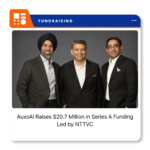 AuxoAI company logo representing the San Francisco Bay Area-based enterprise AI company following its $20.7 million Series A funding announcement.