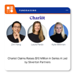 Chariot Claims logo representing the New York-based legal technology company's $10 million Series A funding announcement.