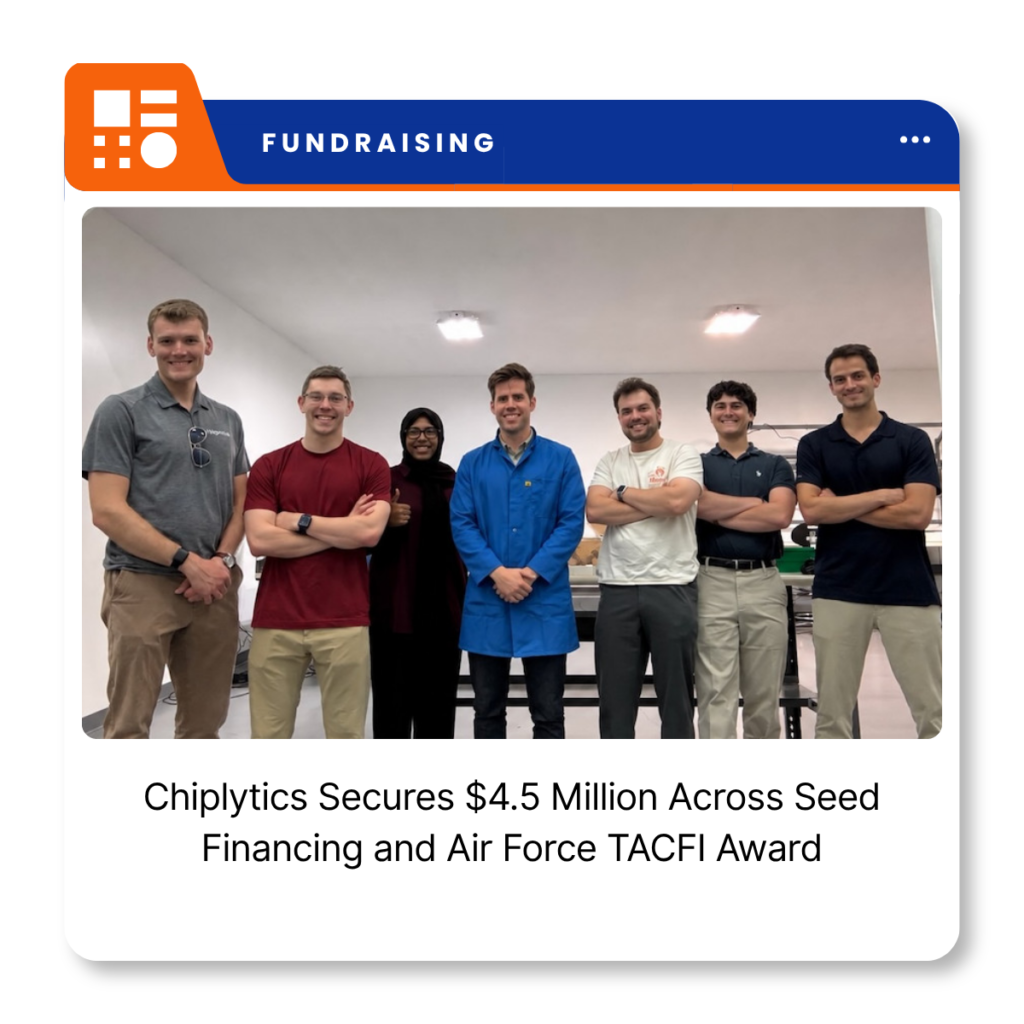 Chiplytics microelectronics inspection equipment used to authenticate and quality-screen semiconductor components.