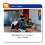 Complaion founders Edoardo Tarricone, Marco Cortinovis and Alessandro Vaccarino.