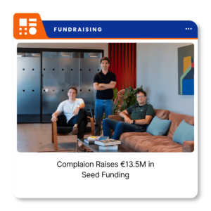 Complaion founders Edoardo Tarricone, Marco Cortinovis and Alessandro Vaccarino.