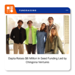 Dapta company logo representing its $6 million seed funding announcement led by Chingona Ventures.