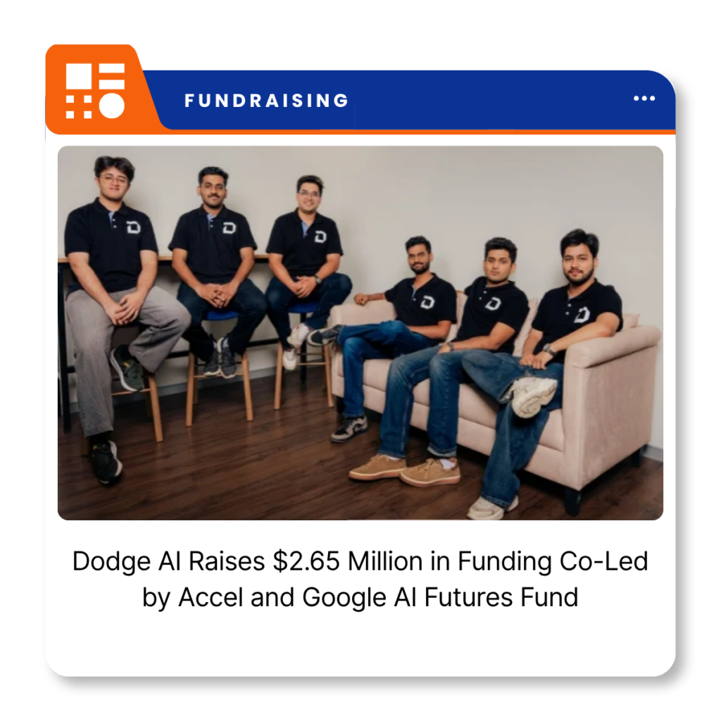 Dodge AI team members Rebhav Bharadwaj, Aditya Thakur and Aditya Patil.