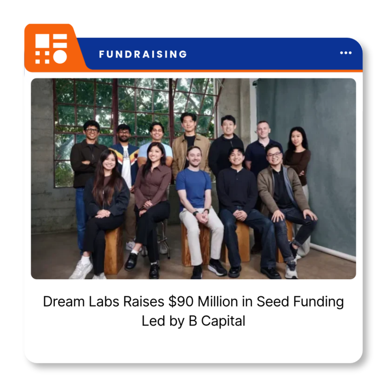 Robotic arms performing an object manipulation task using Dream Labs' Dream-1 AI foundation model.