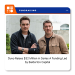 Duvo company logo representing the Prague-based enterprise AI software provider that raised $32 million in Series A funding.