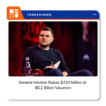 General Intuition branding for the AI startup developing action models and world models.