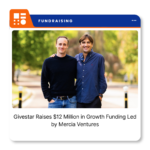 Givestar fundraising platform displayed on a smartphone with the company’s branding.