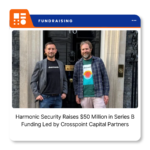 Harmonic Security company logo representing the enterprise AI security platform following its $50 million Series B funding announcement.