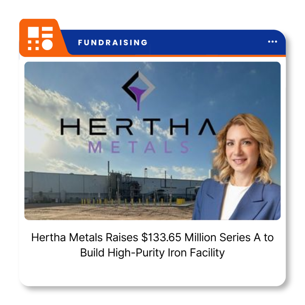 Hertha Metals steelmaking operations in Conroe, Texas.