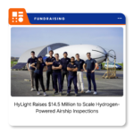 HyLight's hydrogen-powered autonomous HyLighter airship, developed for aerial inspection of power lines, gas pipelines and railway infrastructure.
