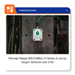 IPercept industrial machine monitoring technology used for CNC machine diagnostics.