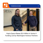 Kapta Space's spaceborne radar technology designed for satellite-based observation and moving target tracking.