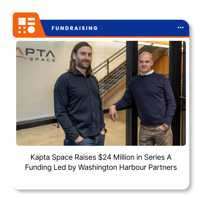 Kapta Space's spaceborne radar technology designed for satellite-based observation and moving target tracking.
