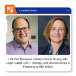 Link Cell Therapies branding for the oncology biotechnology company developing logic-gated CAR-T therapies.