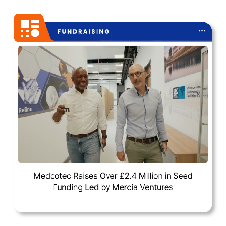 Medcotec, a UK-based developer of powder transfer valve technology for pharmaceutical and industrial manufacturing.