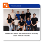 Namespace developer infrastructure platform illustration for its $42 million Series B funding announcement.