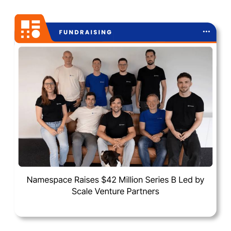 Namespace developer infrastructure platform illustration for its $42 million Series B funding announcement.