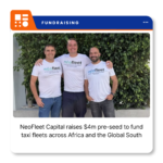 NeoFleet Capital branding representing the Cyprus-based mobility finance company following its $4 million pre-seed funding round.