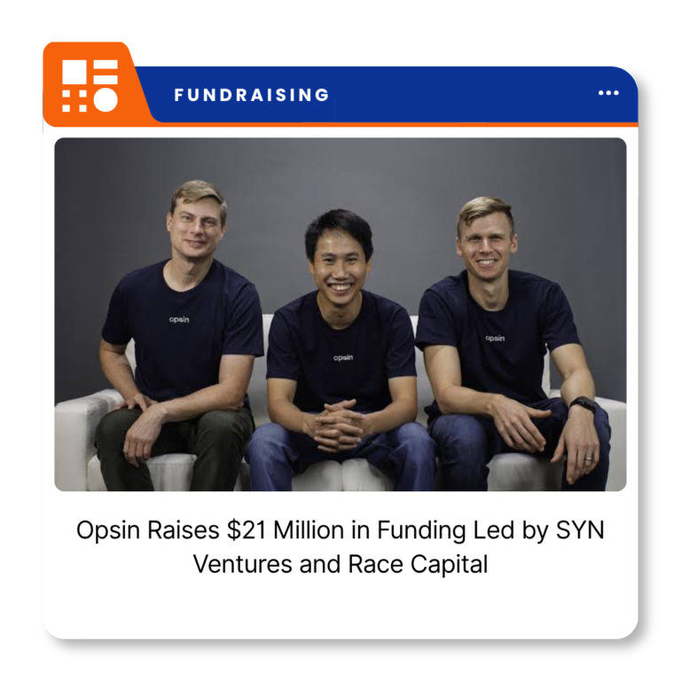 Opsin logo representing the company's enterprise AI agent security and governance platform.